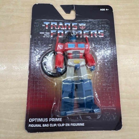 Transformers Optimus Prime Figural Bag Clip Figure Keychain/Clip Holder - Picture 4 of 5